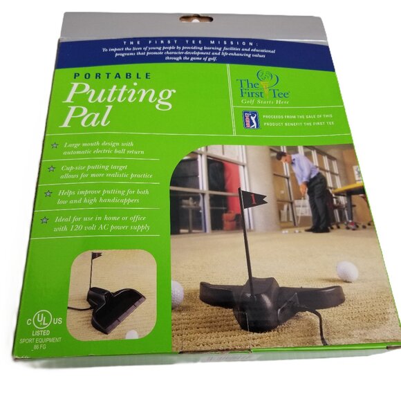 First Tee PGA Tour Electric Putting Practice Ball Return Golf Training Aid - Picture 3 of 3
